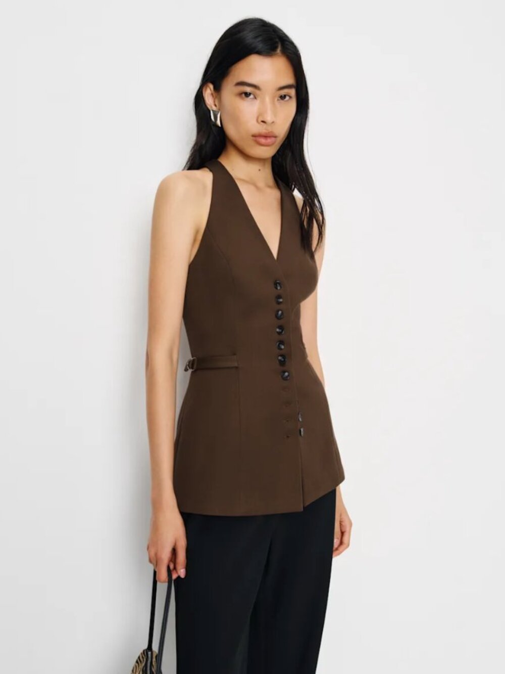 NWT Reformation Rowe Vest Size 4